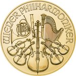 Gold Austrian Philharmonic 1/25 oz (Random Year)