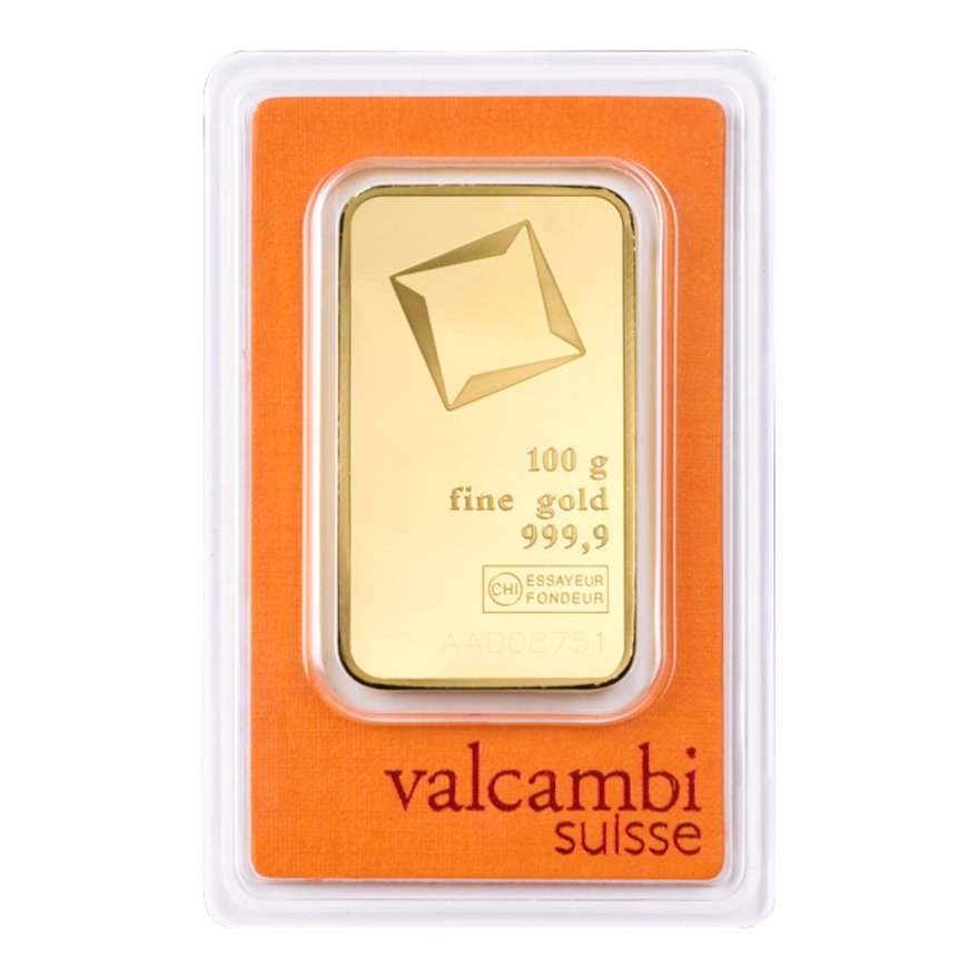 View 1: Gold bar 100 gram - various manufacturers