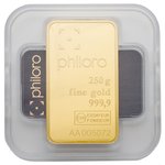 Gold bar 250 gram - philoro