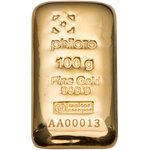 Gold bar 100 gram cast - philoro