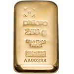 Gold bar 250 gram cast - philoro