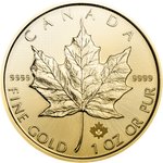 Gold Canadian Maple Leaf 1 oz (Random Year)
