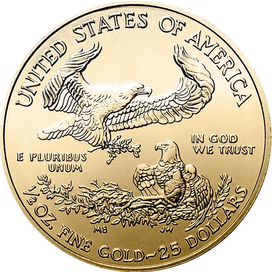 View 2: Gold American Eagle 1/2 oz  (Random Year)