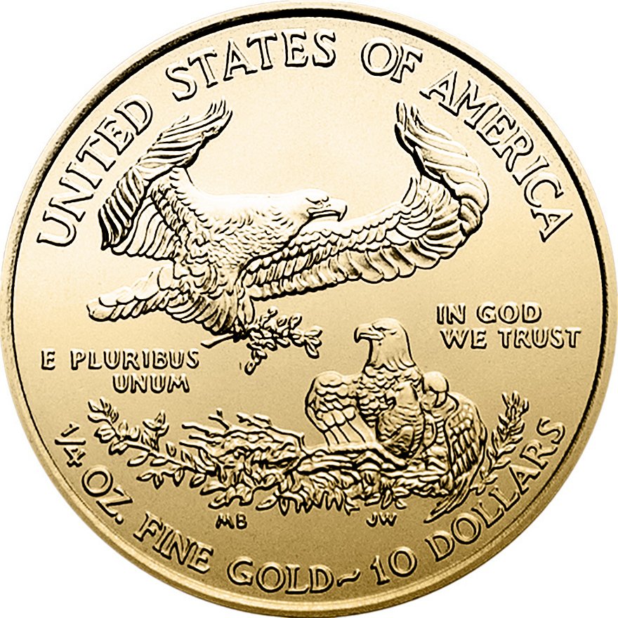 View 2: Gold American Eagle 1/4 oz (Random Year)