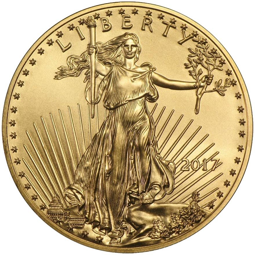 View 3: Gold American Eagle 1 oz (Random Year)