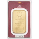 Gold bar 100 gram - Austrian Mint