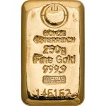 Gold bar 250 gram - Austrian Mint