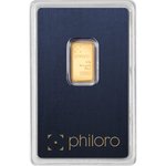 Gold bar 2.5 gram - philoro