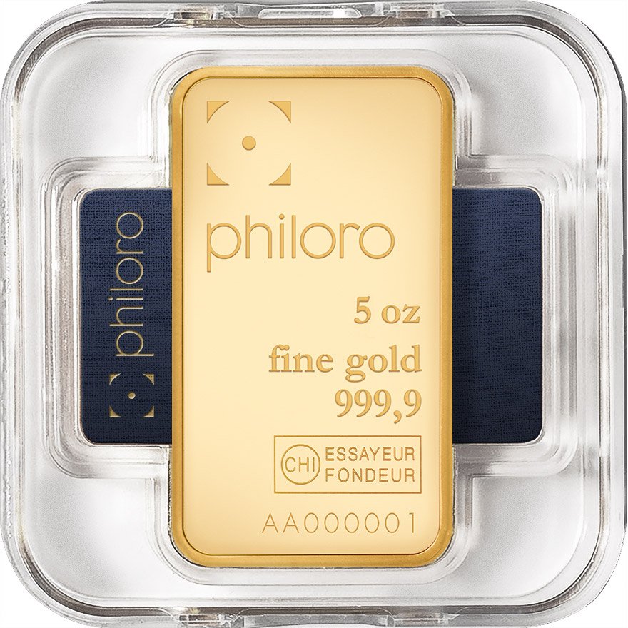 View 1: Gold bar 5 oz - philoro