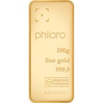 Gold bar 500 gram - philoro