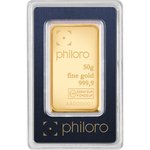 Gold bar 50 gram - philoro
