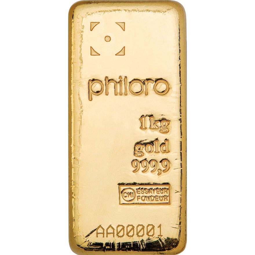 View 1: Gold bar 1 kilo - philoro