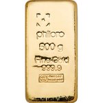 Gold bar 500 gram cast - philoro