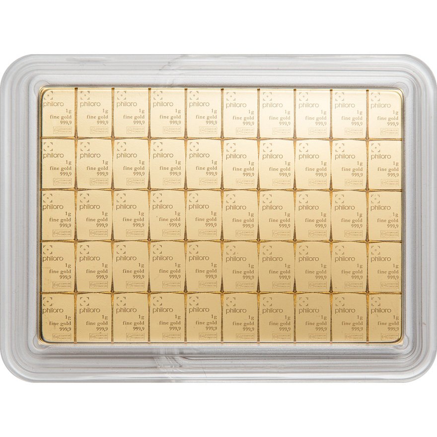 View 1: Gold CombiBar® 50 x 1 gram - philoro