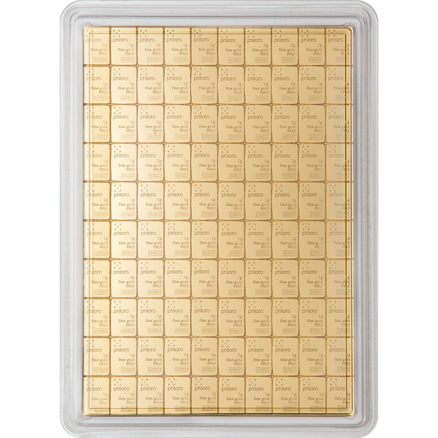 View 1: Gold CombiBar® 100 x 1 gram - philoro