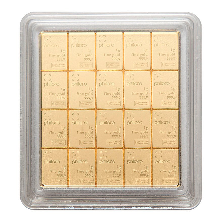 View 1: Gold CombiBar® 20 x 1 gram - philoro