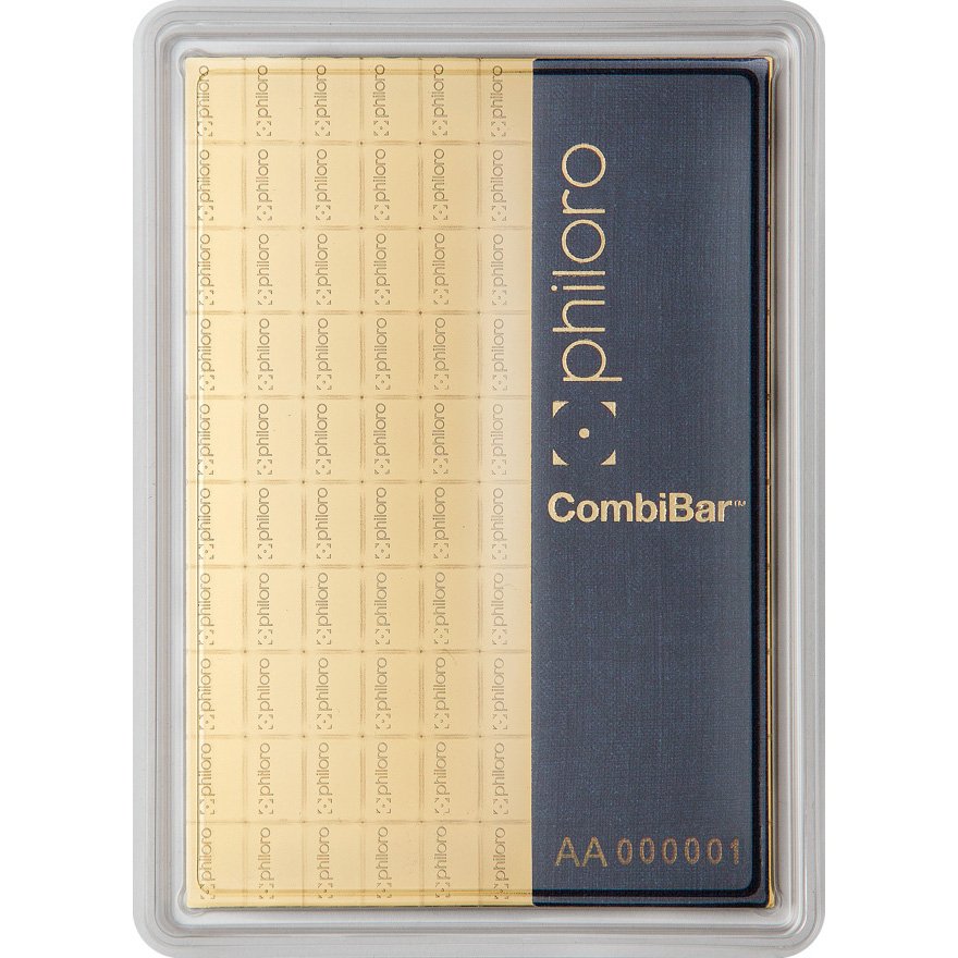 View 2: Gold CombiBar® 100 x 1 gram - philoro
