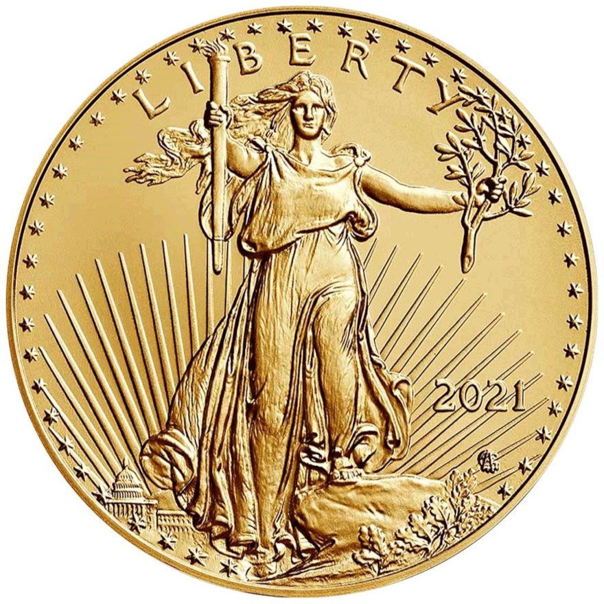 View 1: Gold American Eagle 1/10 oz (Random Year) 