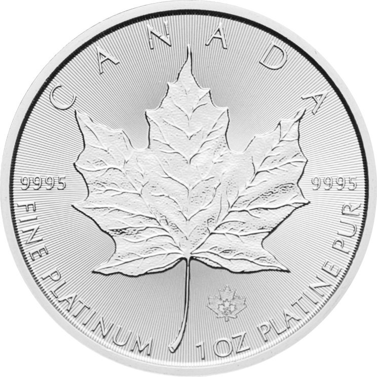 View 1: Platinum Maple Leaf 1 oz (Random Year)