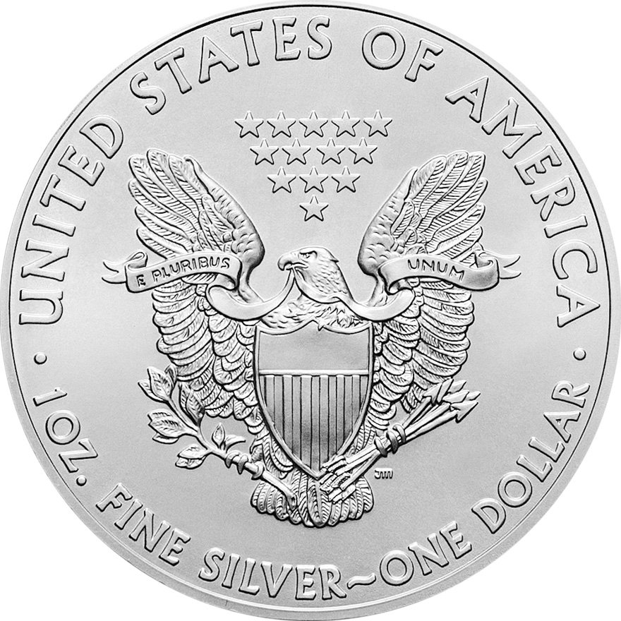 View 4: Silver American Eagle 5 Tubes - 100 x 1 oz
